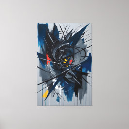 Chaos i Rörelse Canvastryck