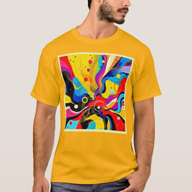 Chaos in Harmony Art T Shirt (Framsida)