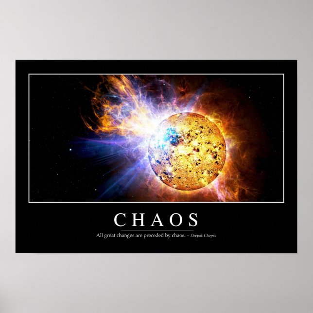 Chaos: inspirationsoffert poster (Framsidan)