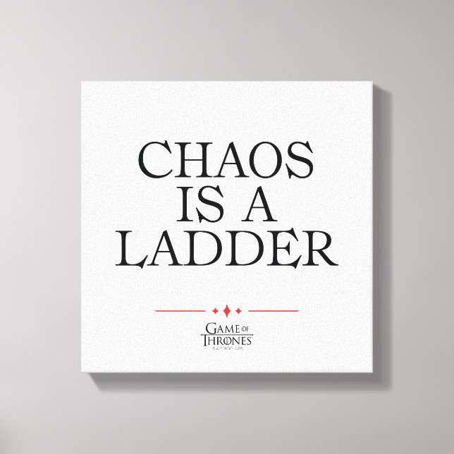 Chaos Is A Ladder Canvastryck (Framsida)
