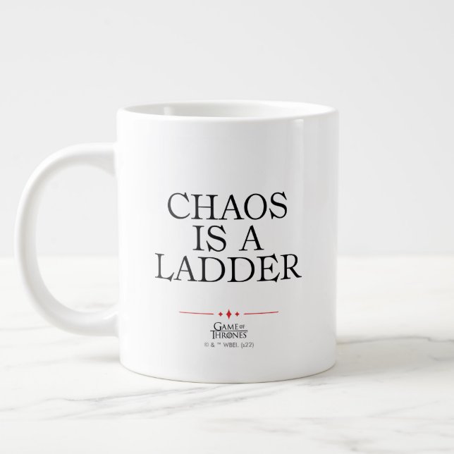Chaos Is A Ladder Jumbo Mugg (Vänster)