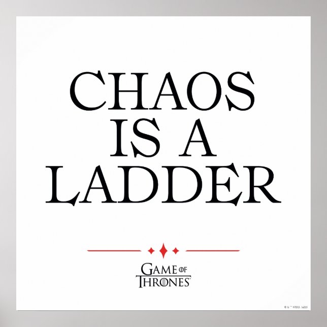 Chaos Is A Ladder Poster (Framsidan)
