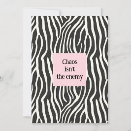 Chaos isn't the enemy inbjudningar