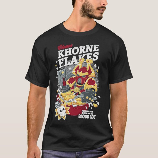 Chaos Khorne Flakes T-Shirt Essential T-Shirt T-S (Framsida)
