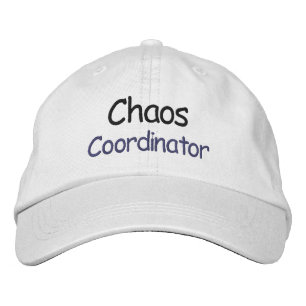 Chaos koordinator-hattar broderad keps