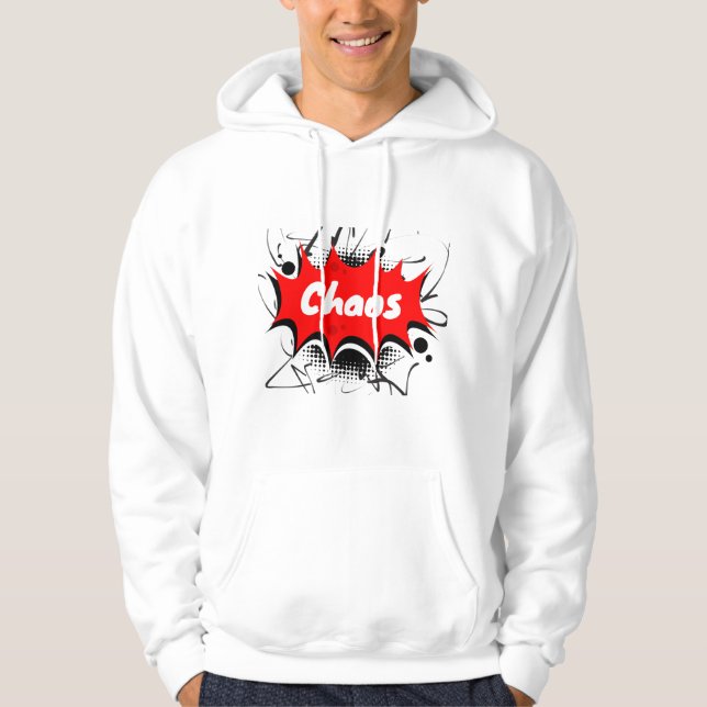 CHAOS Mode – Comic Blast Hoodie (Framsida)