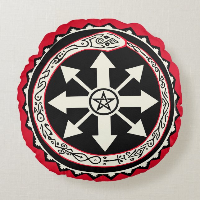 Chaos Ouroburos Snake Dekorativ kudde (Framsidan)