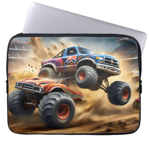 Chaos på Hjul: Monster Lastbil Smash Derby Laptop Fodral