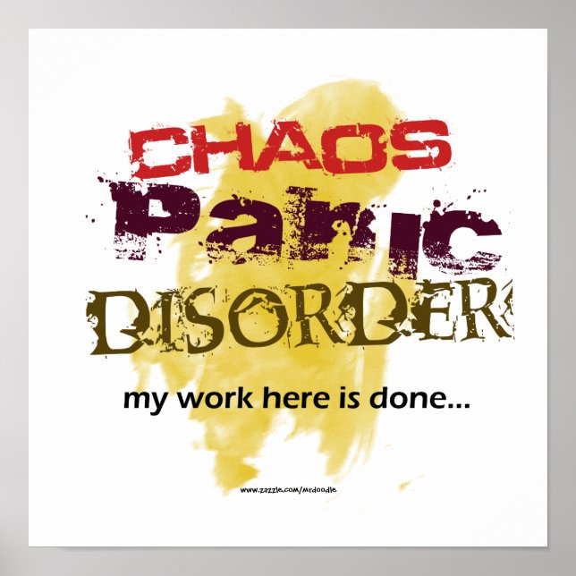 Chaos Panic Disorder Poster (Framsidan)