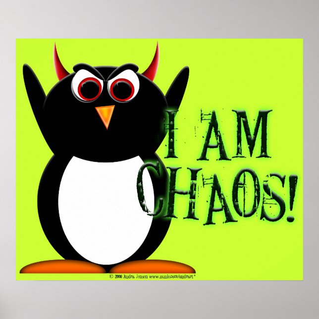 Chaos Penguin Poster (Framsidan)