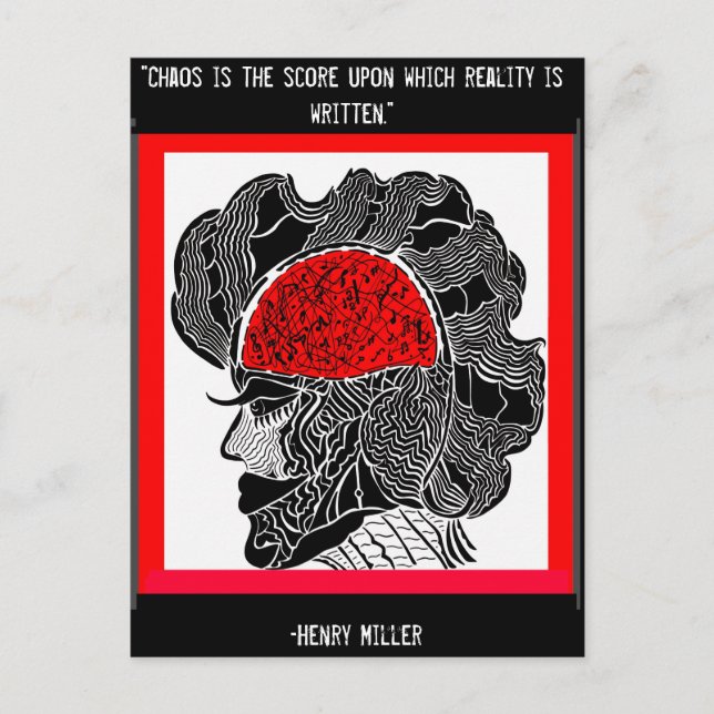 Chaos & Reality Design Vykort (Framsida)