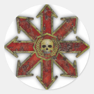 Chaos - Red Runt Klistermärke