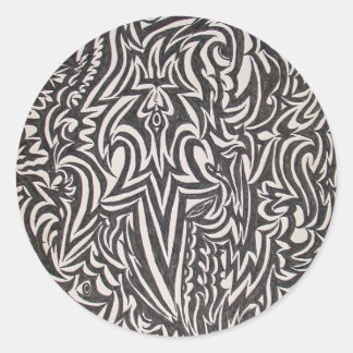 Chaos Resa-dekal Runt Klistermärke