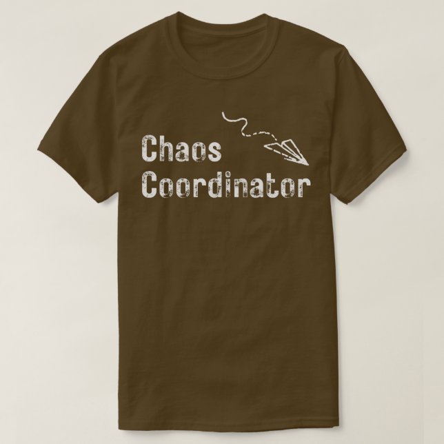 Chaos-samordnare 16 t shirt (Design framsida)