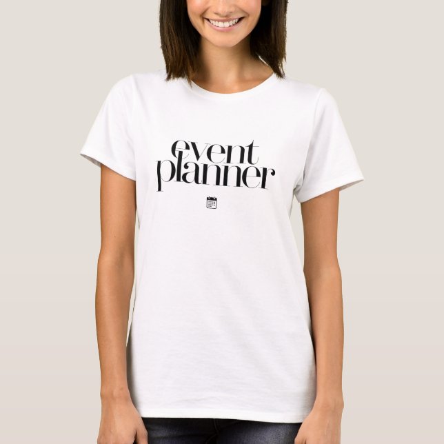 Chaos-samordnare - en funny händelseplanerare t shirt (Framsida)