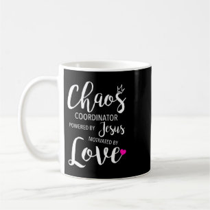 Chaos samordnare Lärare med Jesus Motivats ansvar Kaffemugg