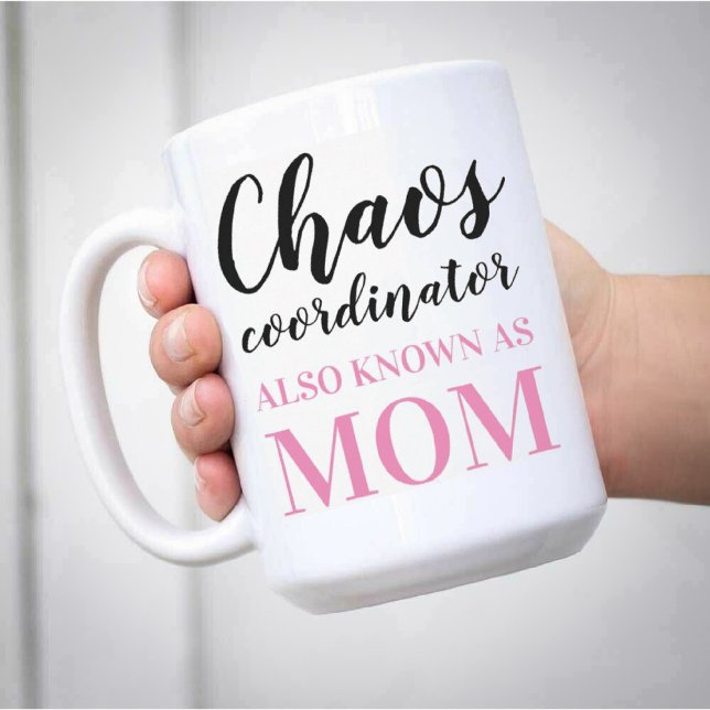 Chaos-samordnaren känner också till som Mamma Funn Kaffemugg (Skapare uppladdad)
