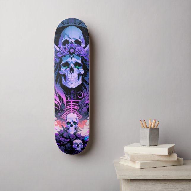 Chaos Skull Series 1 Mini Skateboard Bräda 18,5 Cm (Väggkonst)