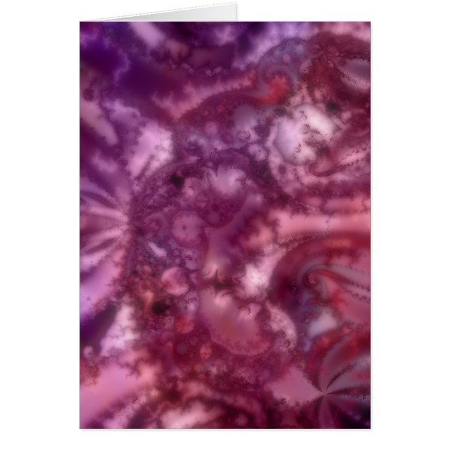Chaos Tie-Dyed Card Hälsningskort (Framsidan)