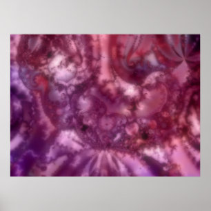 Chaos Tie-Dyed Print Poster