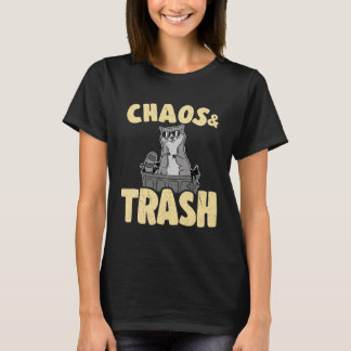 Chaos & Trash Garbage Panda Funny Raccoon 1 T Shirt