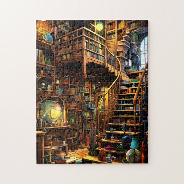 Chaotic Bibliotek Puzzle Pussel (Vertikal)