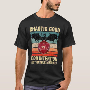 Chaotic Bra Aligdation Dragon D20 Tabletop Rpg Ga T Shirt