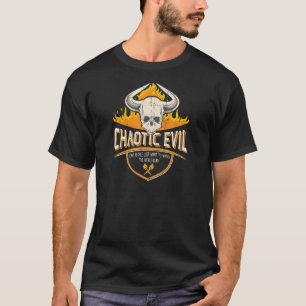 Chaotic Evil för Nerdy Roleplay-spel T Shirt