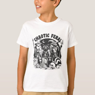 Chaotic Feral Funny Raccoon Possum Skunk Boardmatc T Shirt