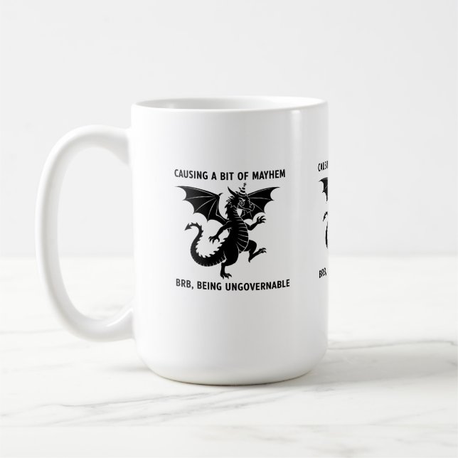 Chaotic Little Dragon Kaffemugg (Vänster)