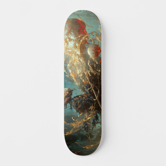 CHAOTIC MAGICIAN 1 MINI SKATEBOARD BRÄDA 18,5 CM (Framsida)
