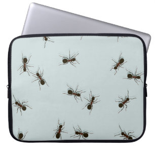 Chaotic Red Ants Snyggt Mönster Laptop Fodral