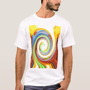 Chaotisk natur t shirt