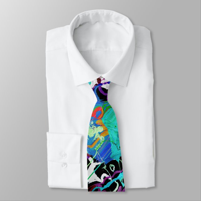 Chaotiska Färger av färg 2 Slips (Bunden)