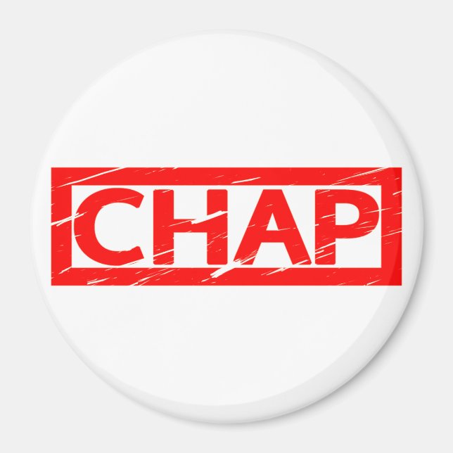 Chap Frimärke Magnet (Framsidan)