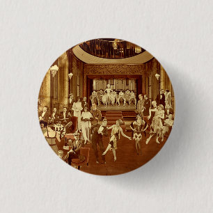 Chapa Art Deco Natt Klubb (Golden Edition) Knapp