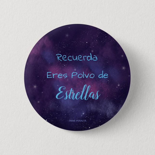 Chapa Eres Polvo de Estrellas Knapp (Framsida)