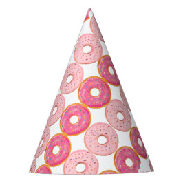 Chapeau de fête Donuts Rose