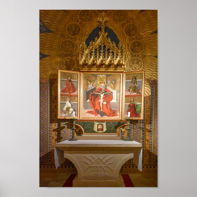 Chapel Altar, Matthias Church, Budapest, Ungern Poster (Framsidan)