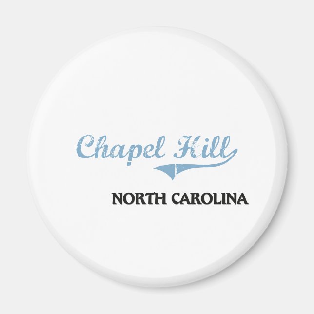 Chapel Backe North Carolina City Classic Magnet (Framsidan)