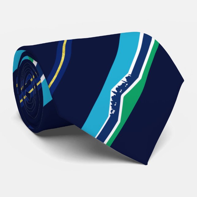 Chapel Backe (North Carolina) city flagga Neck Tie Slips (Rullad)