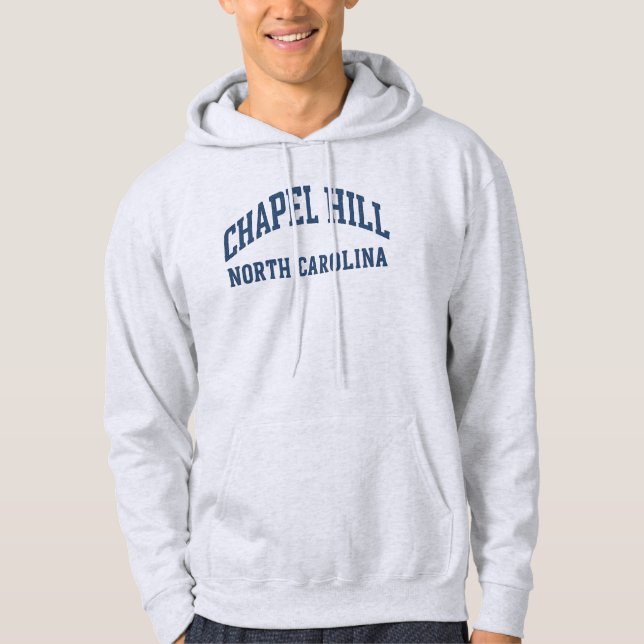 Chapel Backe North Carolina - Classic Varsity Bloc Hoodie (Framsida)
