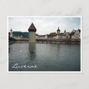 Chapel bridge lucerne vykort