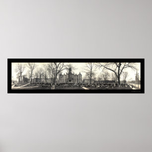 Chapel Drake Universiteten Photo 1911 Poster