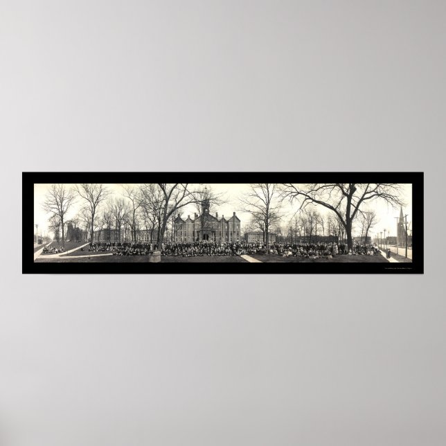 Chapel Drake Universiteten Photo 1911 Poster (Framsidan)