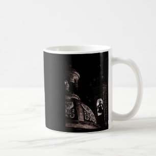Chapel El Carmen Bell Torn Black and White Vertic Kaffemugg