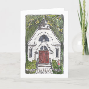 Chapel för det Bra Shepherd Chautauqua-mappade kor Kort