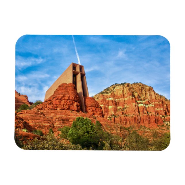 Chapel Heliga Sedona, AZ Magnet (Horisontell)
