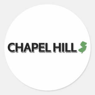 Chapel Hill som är nytt - jersey Runt Klistermärke