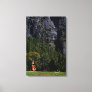 Chapel i Yosemite Canvastryck